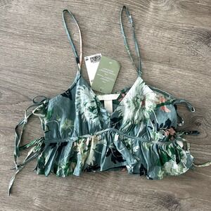 *NWT* H&M Cute Floral Crop Top w/ Side Ties